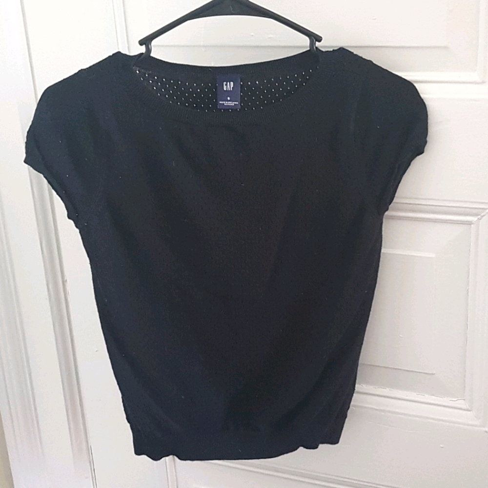GAP Black Knit Top